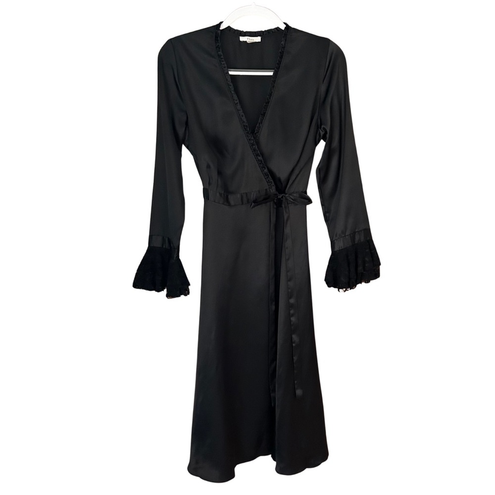 👠Flora Nikrooz Black Wrap Dress👠